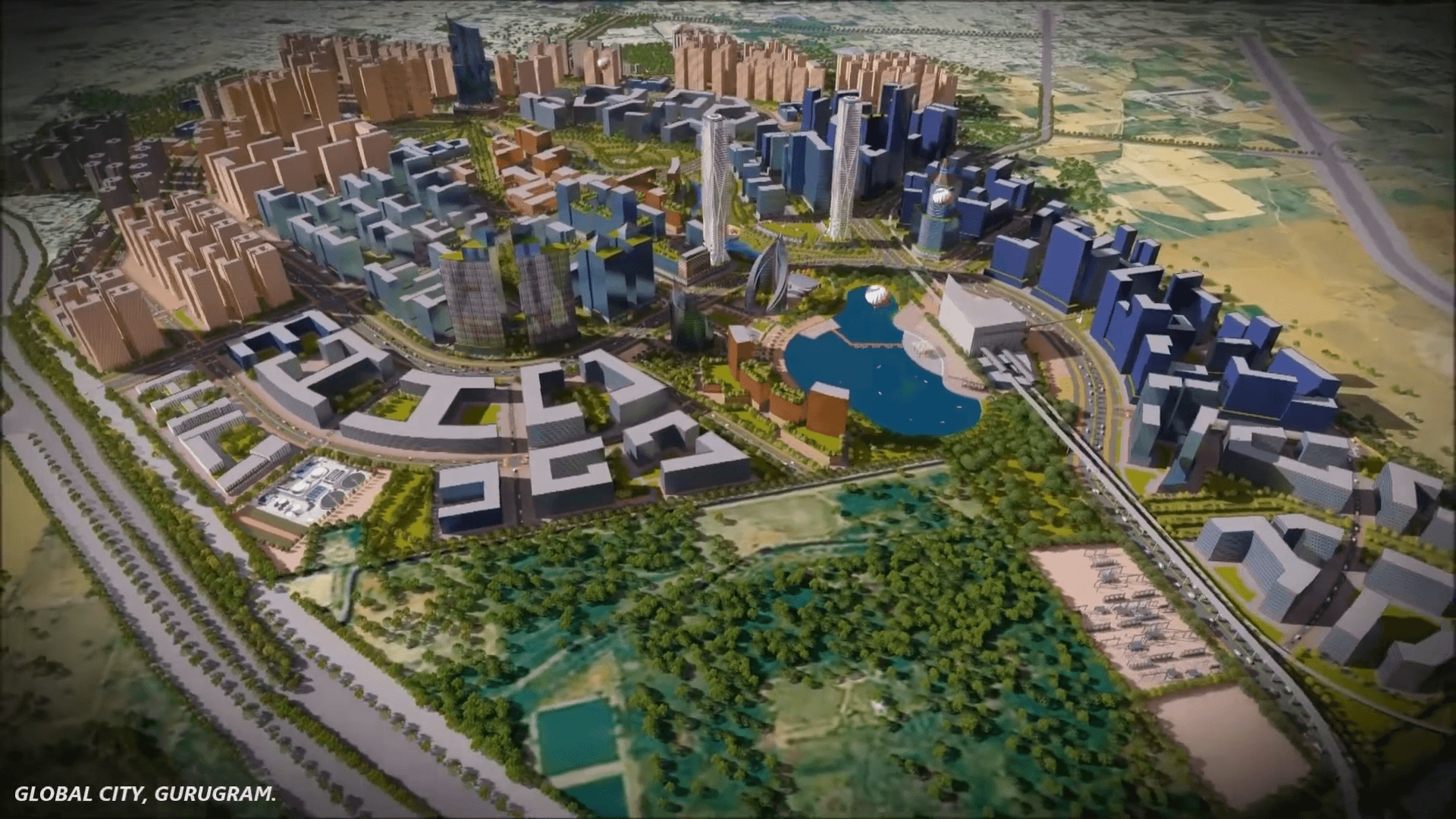 Global City Gurgaon map